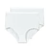 Sous-vêtements Femme Culottes & slips PLAYTEX CULOTTE MAXI X2 Blanc