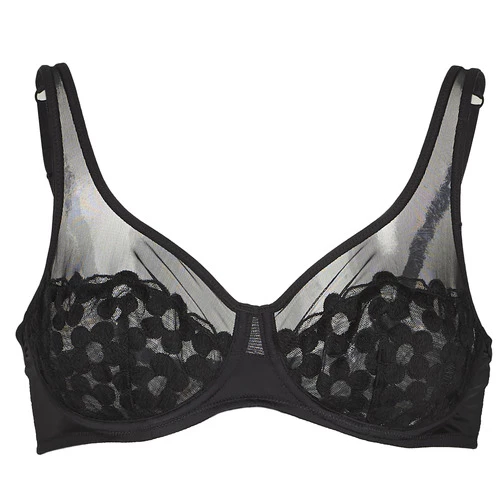 Sous-vêtements Femme Emboitants DIM GENEROUS MOD BRODERIE Noir 1 Sous-vêtements Femme Emboitants DIM GENEROUS MOD BRODERIE Noir