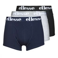 Sous-vêtements Homme Boxers Ellesse HALI PACK X3 Noir / Gris / Marine