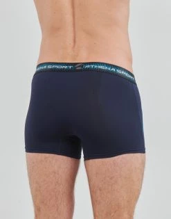 Sous-vêtements Homme Boxers Athena TRAINING X3 Marine / Bleu / Marine -Boxers Homme Soldes 21125268 500 D