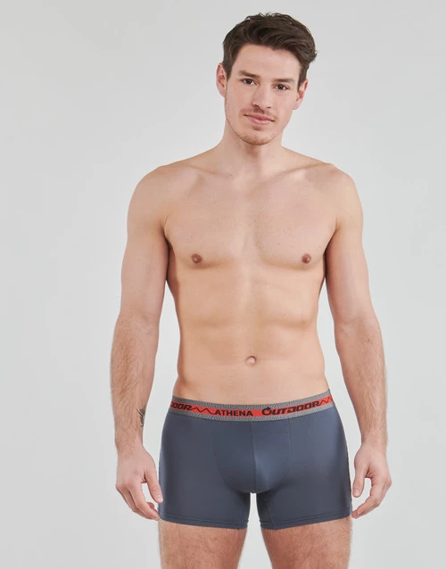 Sous-vêtements Homme Boxers Athena OUTDOOR X3 Noir / Bleu / Rouge 2 Sous-vêtements Homme Boxers Athena OUTDOOR X3 Noir / Bleu / Rouge – Image 2