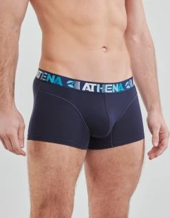 Sous-vêtements Homme Boxers Athena ENDURANCE 24 H X3 Marine / Gris / Marine 6 Sous-vêtements Homme Boxers Athena ENDURANCE 24 H X3 Marine / Gris / Marine -Boxers Homme Soldes 21125275 500 C