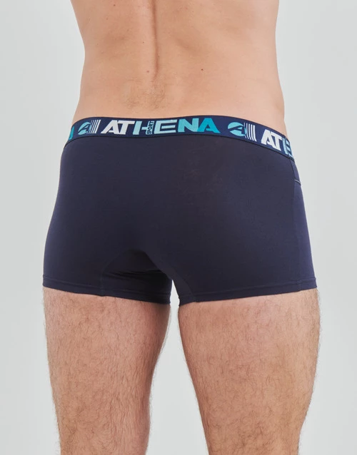Sous-vêtements Homme Boxers Athena ENDURANCE 24 H X3 Marine / Gris / Marine 4 Sous-vêtements Homme Boxers Athena ENDURANCE 24 H X3 Marine / Gris / Marine – Image 4