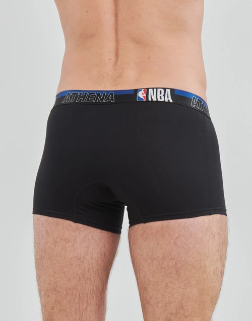Sous-vêtements Homme Boxers Athena NBA X2 Noir / Bleu 4 Sous-vêtements Homme Boxers Athena NBA X2 Noir / Bleu – Image 4