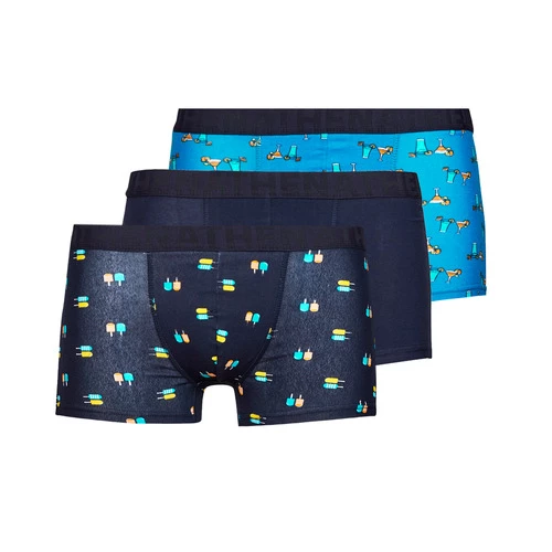 Sous-vêtements Homme Boxers Athena EASY FUN X3 Multicolore 1 Sous-vêtements Homme Boxers Athena EASY FUN X3 Multicolore