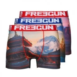 Sous-vêtements Homme Boxers Freegun FG-1-BMR-PK3-A17 Multicolore