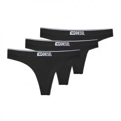 Sous-vêtements Femme Tangas Diesel STARSEY X3 Noir / Noir / Noir