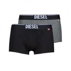 Sous-vêtements Homme Boxers Diesel DAMIEN X2 Noir / Gris