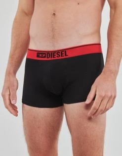 Sous-vêtements Homme Boxers Diesel DAMIEN X3 Noir / Noir / Noir -Boxers Homme Soldes 21125444 500 C