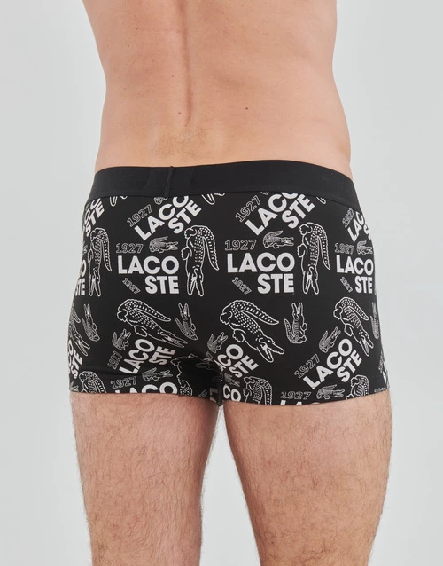 Sous-vêtements Homme Boxers Lacoste 5H1269-NUA X3 Gris / Noir / Noir 4 Sous-vêtements Homme Boxers Lacoste 5H1269-NUA X3 Gris / Noir / Noir – Image 4