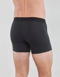 Sous-vêtements Homme Boxers Levi's SOLID BASIC BRIEF X4 Noir / Gris -Boxers Homme Soldes 21312902 500 D