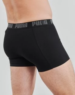 Sous-vêtements Homme Boxers Puma PUMA BASIC X6 Noir -Boxers Homme Soldes 21313040 500 D