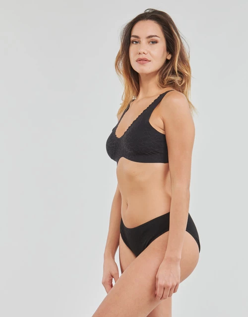 Sous-vêtements Femme Brassières Sloggi ZERO FEEL LACE Noir 3 Sous-vêtements Femme Brassières Sloggi ZERO FEEL LACE Noir – Image 3