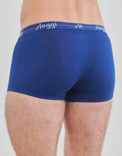 Sous-vêtements Homme Boxers Sloggi START X2 Bleu -Boxers Homme Soldes 21313086 500 D