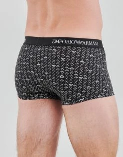 Sous-vêtements Homme Boxers Emporio Armani PACK DE 3 BOXERS Noir / Noir / Noir -Boxers Homme Soldes 21313112 500 D
