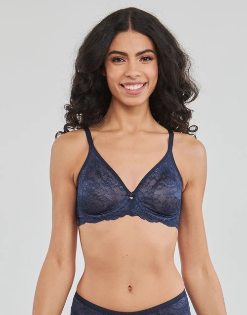 Sous-vêtements Femme Emboitants Triumph AMOURETTE CHARM Marine 2 Sous-vêtements Femme Emboitants Triumph AMOURETTE CHARM Marine – Image 2