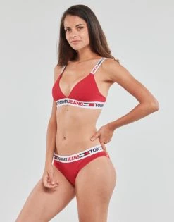 Sous-vêtements Femme Triangles / Sans armatures Tommy Hilfiger UNLINED TRIANGLE Rouge 6 Sous-vêtements Femme Triangles / Sans armatures Tommy Hilfiger UNLINED TRIANGLE Rouge -Boxers Homme Soldes 21372030 500 C