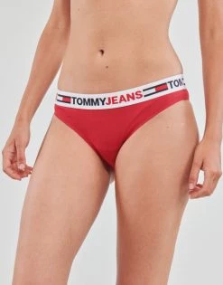 Sous-vêtements Femme Culottes & slips Tommy Hilfiger BRAZILIAN Rouge -Boxers Homme Soldes 21372031 500 C