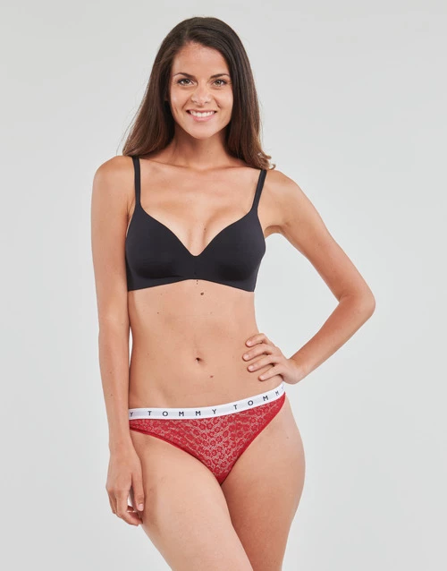 Sous-vêtements Femme Strings Tommy Hilfiger THONG X3 Noir / Blanc / Rouge 2 Sous-vêtements Femme Strings Tommy Hilfiger THONG X3 Noir / Blanc / Rouge – Image 2