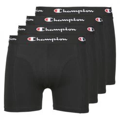 Sous-vêtements Homme Boxers Champion BOXER X4 Noir