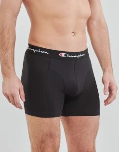 Sous-vêtements Homme Boxers Champion BOXER X4 Noir -Boxers Homme Soldes 21372073 500 C