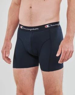 Sous-vêtements Homme Boxers Champion BOXER X4 Marine / Gris -Boxers Homme Soldes 21372077 500 C