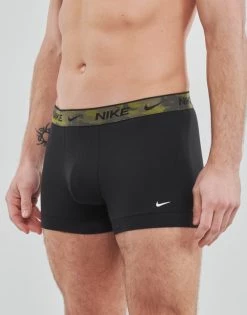Sous-vêtements Homme Boxers Nike EVERYDAY COTTON X3 Noir / Noir / Noir -Boxers Homme Soldes 21420792 500 C