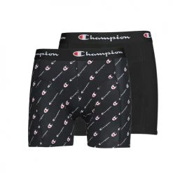 Sous-vêtements Homme Boxers Champion BOXER X2 Noir