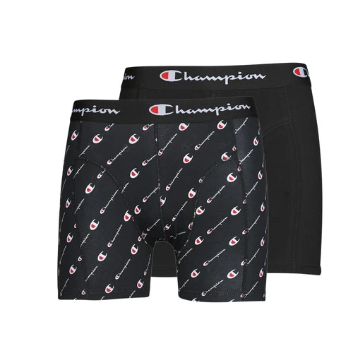 Sous-vêtements Homme Boxers Champion BOXER X2 Noir 1 Sous-vêtements Homme Boxers Champion BOXER X2 Noir