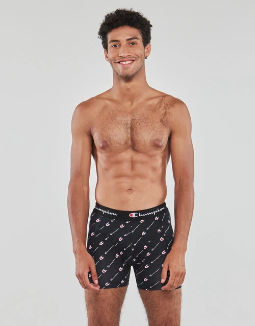 Sous-vêtements Homme Boxers Champion BOXER X2 Noir 2 Sous-vêtements Homme Boxers Champion BOXER X2 Noir – Image 2