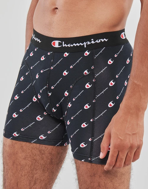 Sous-vêtements Homme Boxers Champion BOXER X2 Noir 3 Sous-vêtements Homme Boxers Champion BOXER X2 Noir – Image 3
