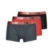 Sous-vêtements Homme Boxers Athena ENDURANCE 24 H X3 Rouge / Gris / Noir
