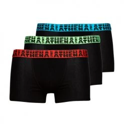 Sous-vêtements Homme Boxers Athena EASY SPORT X3 Noir