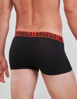 Sous-vêtements Homme Boxers Athena EASY SPORT X3 Noir -Boxers Homme Soldes 22685408 500 D
