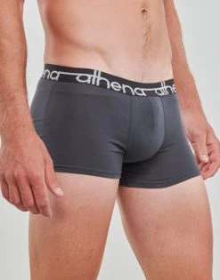 Sous-vêtements Homme Boxers Athena EASY JEAN X4 Noir / Gris 6 Sous-vêtements Homme Boxers Athena EASY JEAN X4 Noir / Gris -Boxers Homme Soldes 22685410 500 C