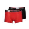 Sous-vêtements Homme Boxers Athena NBA X2 Noir / Rouge