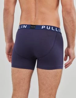 Sous-vêtements Homme Boxers Pullin MASTER UNI COTON Marine -Boxers Homme Soldes 22685762 500 D