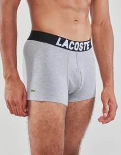 Sous-vêtements Homme Boxers Lacoste 5H2083 X3 Noir / Gris / Blanc -Boxers Homme Soldes 22725281 500 C