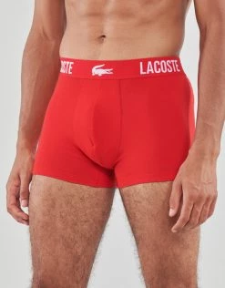 Sous-vêtements Homme Boxers Lacoste 5H3321 X3 Noir / Blanc / Rouge 6 Sous-vêtements Homme Boxers Lacoste 5H3321 X3 Noir / Blanc / Rouge -Boxers Homme Soldes 22725282 500 C