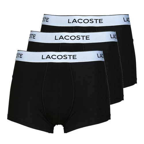 Sous-vêtements Homme Boxers Lacoste 5H8385 X3 Noir / Noir / Noir 1 Sous-vêtements Homme Boxers Lacoste 5H8385 X3 Noir / Noir / Noir