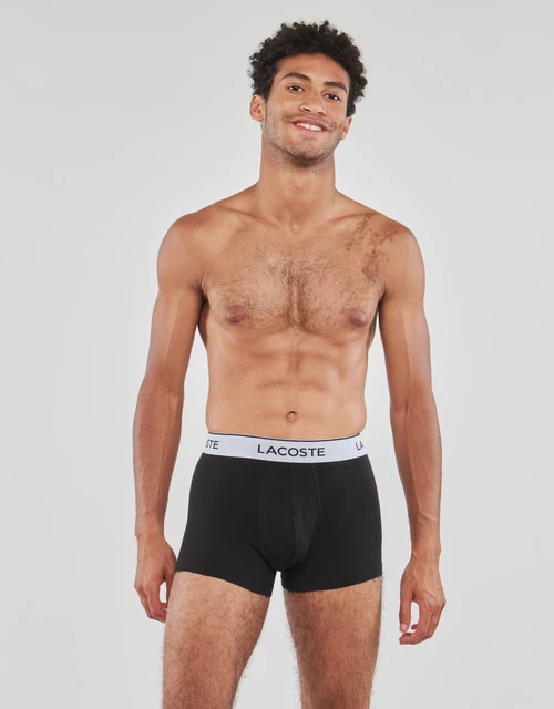 Sous-vêtements Homme Boxers Lacoste 5H8385 X3 Noir / Noir / Noir 2 Sous-vêtements Homme Boxers Lacoste 5H8385 X3 Noir / Noir / Noir – Image 2