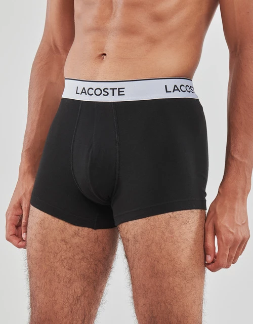 Sous-vêtements Homme Boxers Lacoste 5H8385 X3 Noir / Noir / Noir 3 Sous-vêtements Homme Boxers Lacoste 5H8385 X3 Noir / Noir / Noir – Image 3