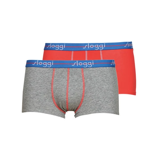 Sous-vêtements Homme Boxers Sloggi START X2 Gris / Bleu 1 Sous-vêtements Homme Boxers Sloggi START X2 Gris / Bleu
