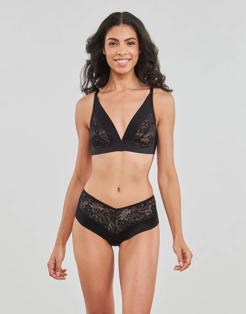 Sous-vêtements Femme Triangles / Sans armatures Triumph VIVID SPOTLIGHT Noir 2 Sous-vêtements Femme Triangles / Sans armatures Triumph VIVID SPOTLIGHT Noir – Image 2