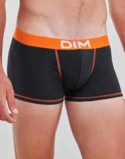 Sous-vêtements Homme Boxers DIM BOXER X3 Noir / Orange 6 Sous-vêtements Homme Boxers DIM BOXER X3 Noir / Orange -Boxers Homme Soldes 22799281 500 C