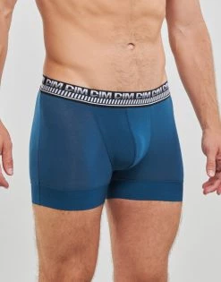 Sous-vêtements Homme Boxers DIM BOXER X2 Bleu / Orange -Boxers Homme Soldes 22799285 500 C