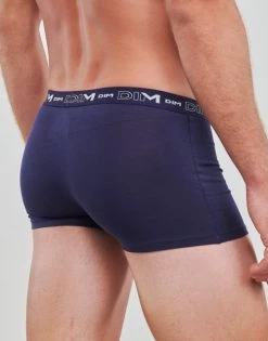Sous-vêtements Homme Boxers DIM BOXER X3 Gris / Rouge / Marine -Boxers Homme Soldes 22799289 500 D