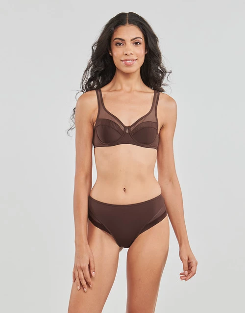 Sous-vêtements Femme Emboitants DIM GENEROUS CLASSIC Marron 2 Sous-vêtements Femme Emboitants DIM GENEROUS CLASSIC Marron – Image 2