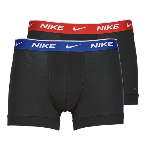 Sous-vêtements Homme Boxers Nike EDAY COTTON STRETCH X2 Noir / Noir 1 Sous-vêtements Homme Boxers Nike EDAY COTTON STRETCH X2 Noir / Noir