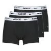 Sous-vêtements Homme Boxers Nike EDAY COTTON STRETCH X3 Noir / Noir / Noir